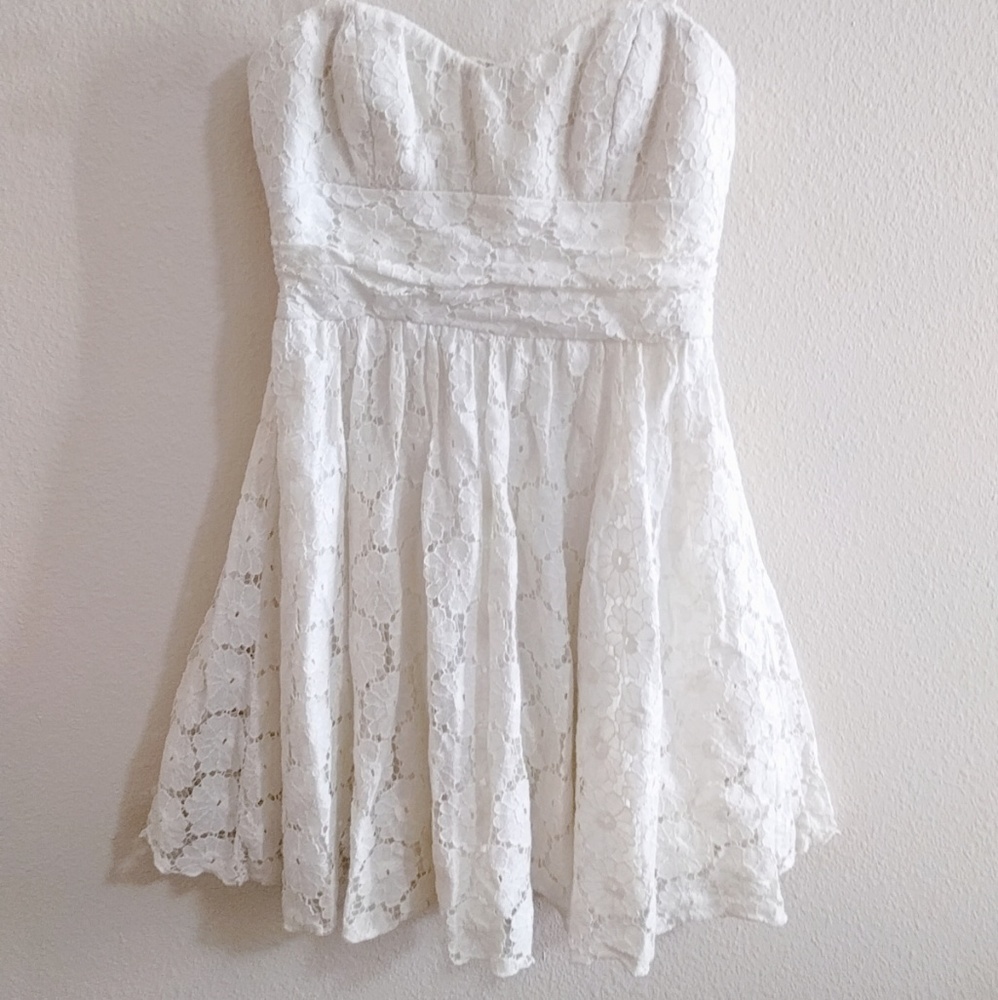 Speechless White Lace Dress